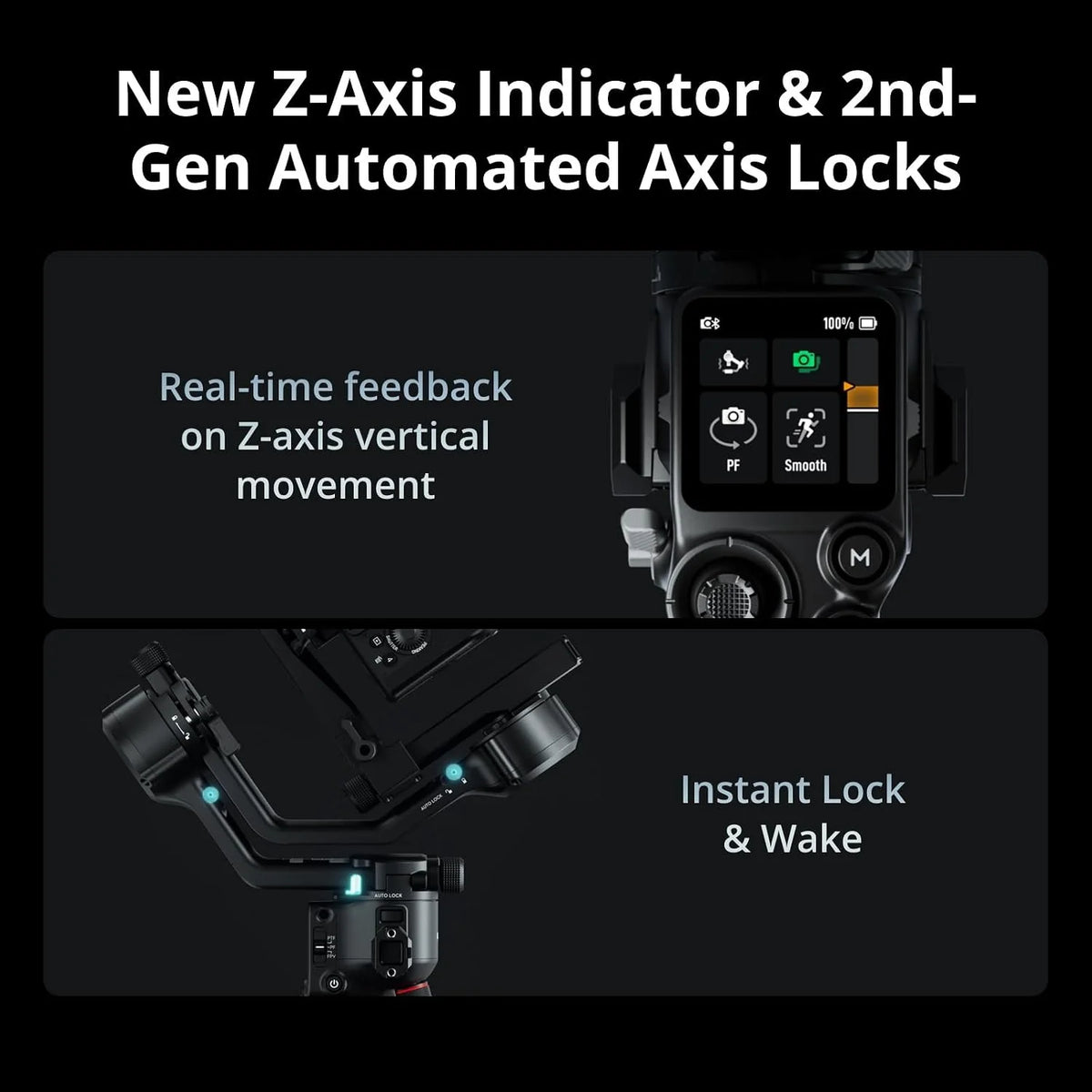 DJI RS 5 Gimbal Camera Stabilizer for Filmmakers and Videographers - 3-Axis Stabilizer for Wedding, Documentary & Commercial Video, OLED, Bluetooth, RavenEye