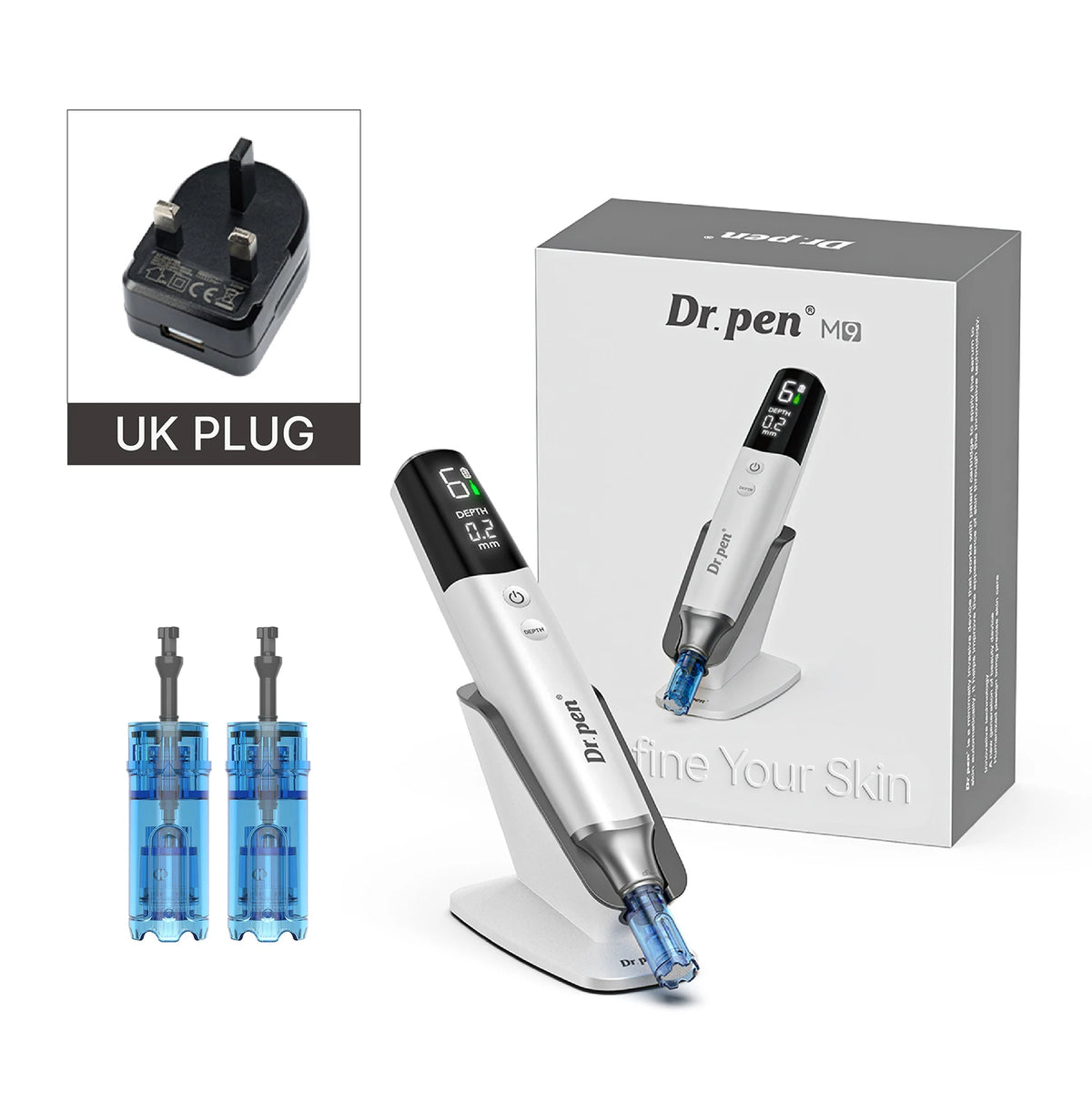 Hello Face M9 Microneedle Pen With M300 Led Mask Kit