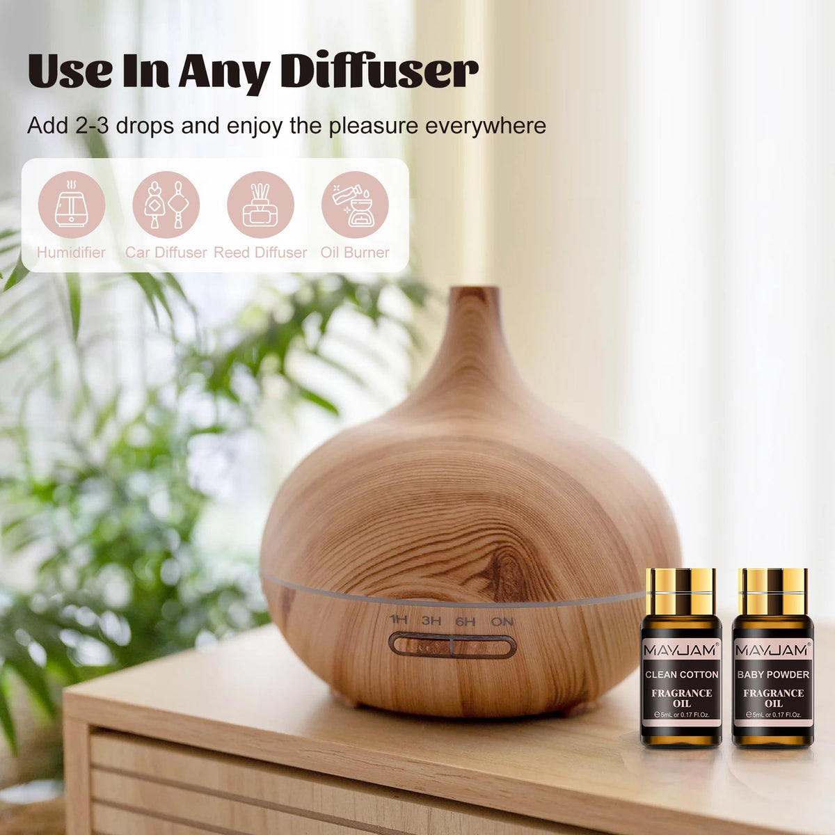 MAYJAM Assorted Fragrance Oil Kit For Candle Making And Diffusers